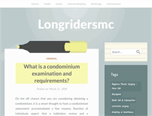 Tablet Screenshot of longridersmc.com